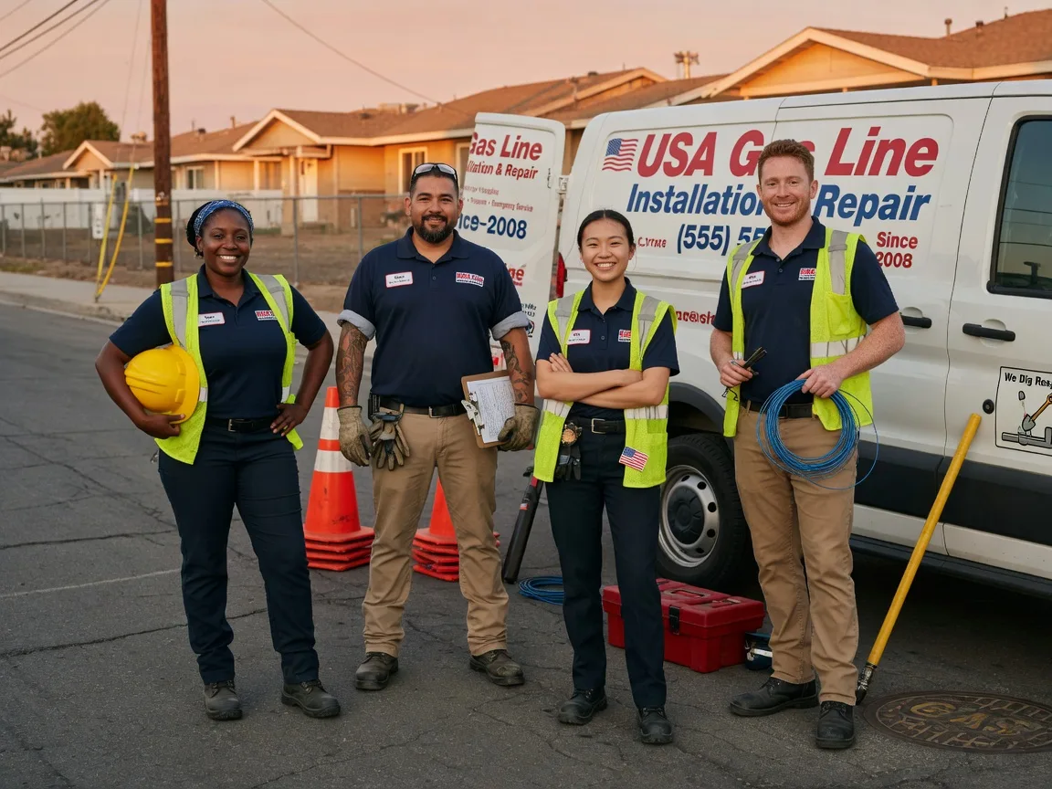 Gas Line Installation company in Tioga, TX